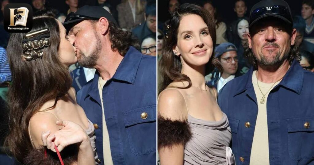 Lana Del Rey Kissing Husband Onstage